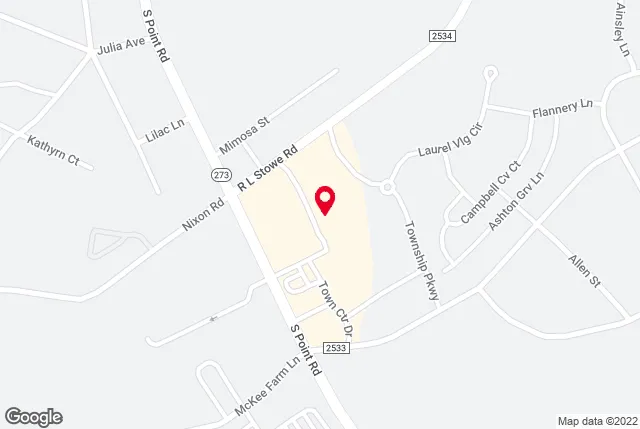 Google map of location for driving directions.