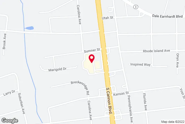 Google map of location for driving directions.