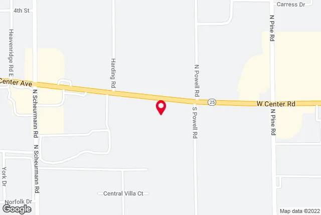 Google map of location for driving directions.