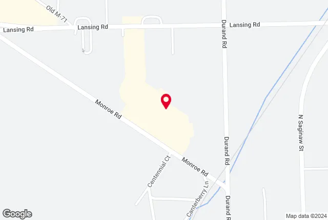 Google map of location for driving directions.