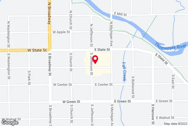 Google map of location for driving directions.