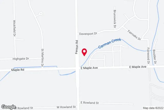 Google map of location for driving directions.