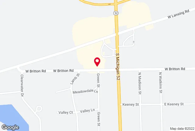 Google map of location for driving directions.