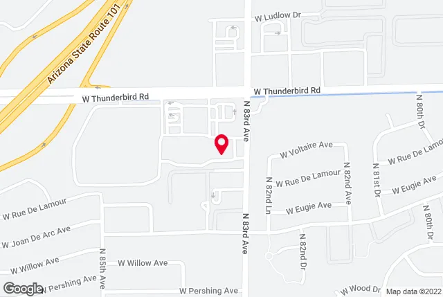 Google map of location for driving directions.