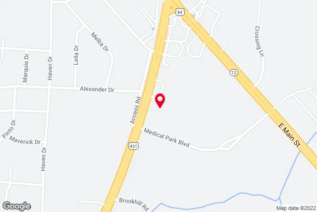 Google map of location for driving directions.