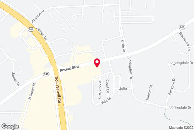 Google map of location for driving directions.