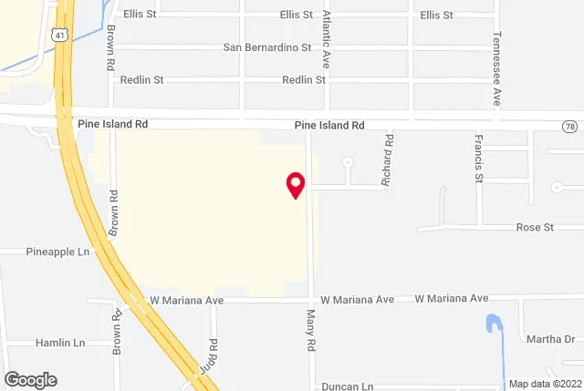 Google map of location for driving directions.