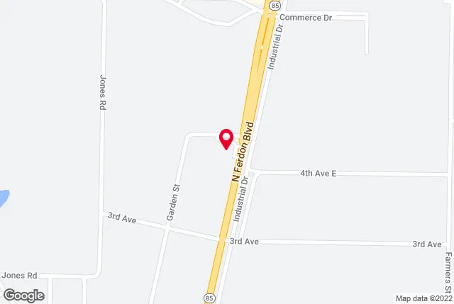 Google map of location for driving directions.