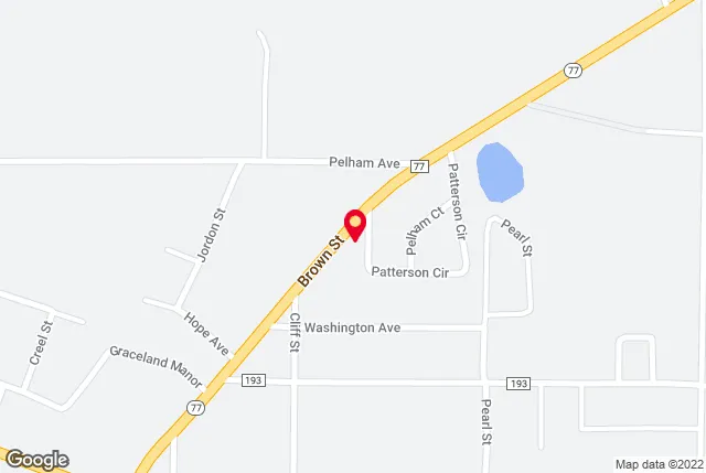 Google map of location for driving directions.