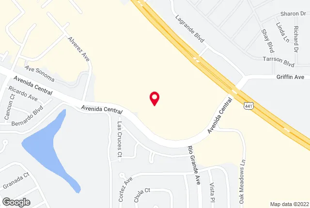 Google map of location for driving directions.