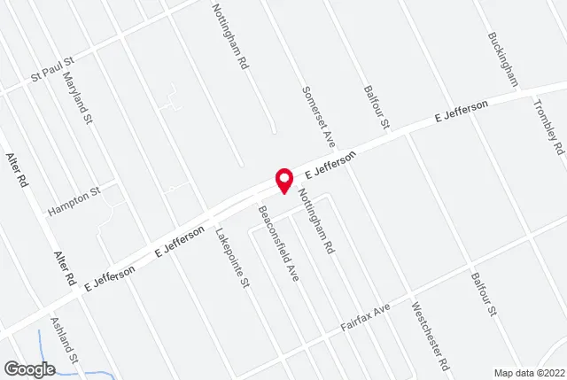 Google map of location for driving directions.