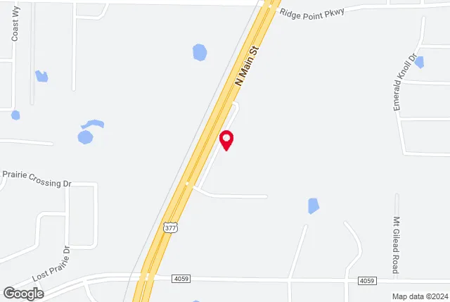 Google map of location for driving directions.