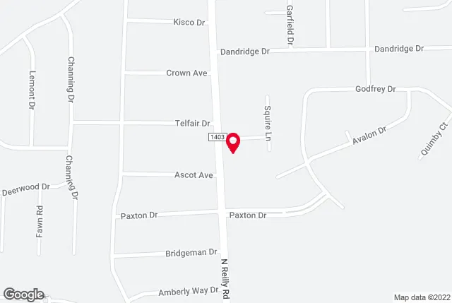 Google map of location for driving directions.